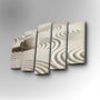 Wallity Cuadro Decorativo en Lienzo 5 Piezas 5PUC-015